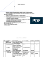 Proiect Didactic Cunoasterea Mediului