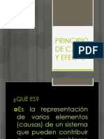 Principio de Causa y Efecto