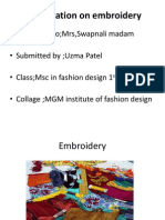 Embroidery Presentation