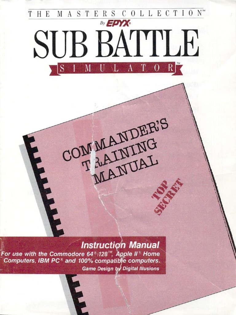 Sub Battle Simulator Instruction Manual | PDF