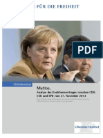 Mutlos. Analyse des Koalitionsvertrags zwischen CDU, CSU und SPD