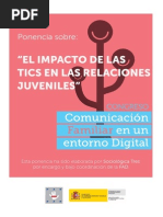 Ponencia El Impacto de Las Tics en Las Relaciones Juveniles