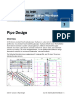 Pipe Design: Autocad Civil 3D 2010 Education Curriculum Unit 4: Environmental Design