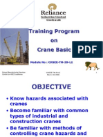 Training Program On Crane Basic: Module No: CHSEE-TM-39-L2