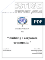 Building A Corporate Community