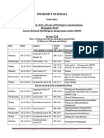 s3 Ba Bsc Bcom Bba Time Cbcss Career 2013