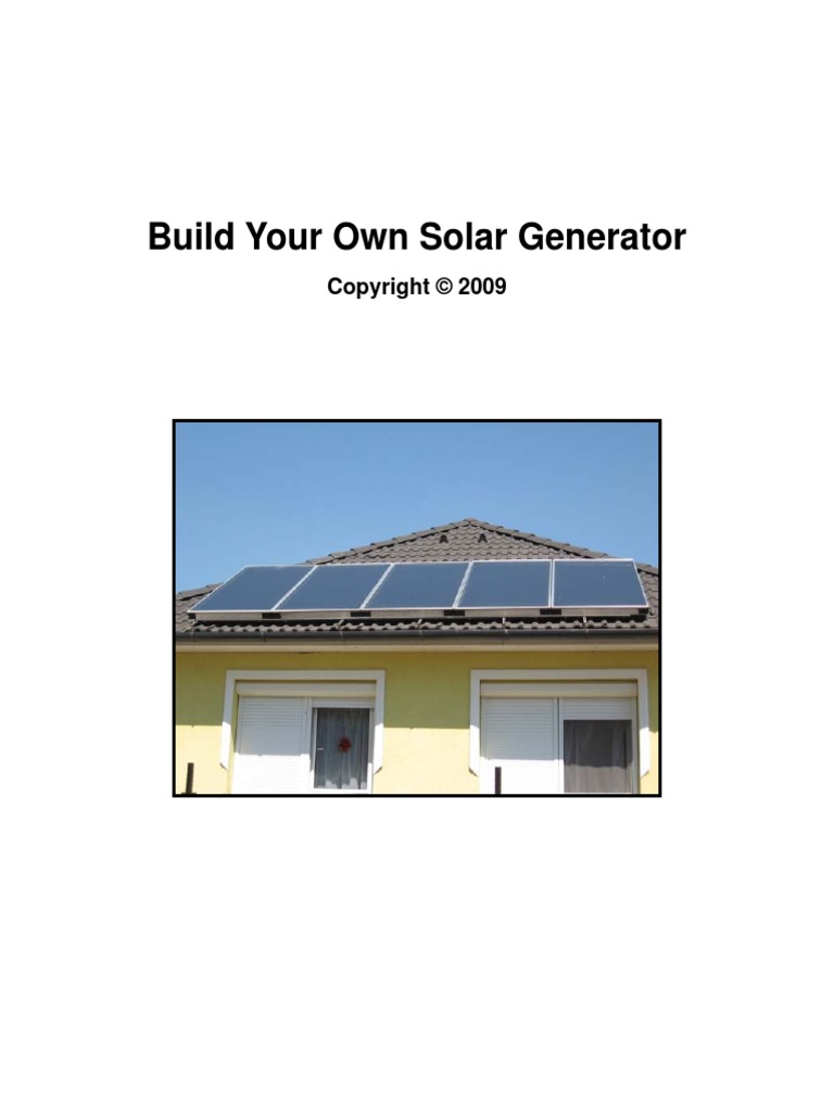 Building A Solar System For Your Home