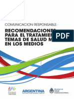 2013 10 Recomendaciones Tratamiento Temas Salud Mental Medios