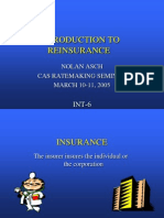 Introduction to Reinsurance Concepts and Pricing Techniques