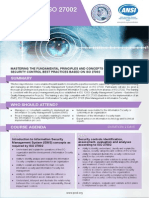 ISO 27002 Manager - Two Page Brochure