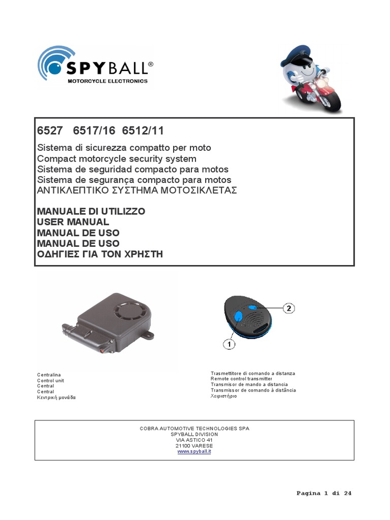 Spyball Alarm User Manual | PDF