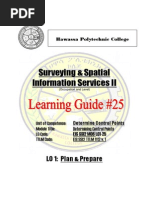 Determining Control Points LO1