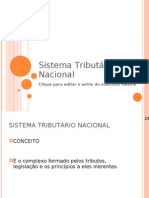 DT I - Sistema Tributário Nacional