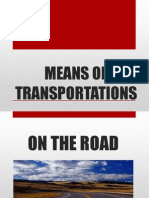 Others Means of Transportations