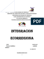 Integración Ecorregional