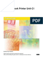 Color Network Printer Unit-C1: Printing Guide