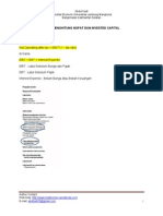 Parameter Perhitungan Eva Nopat Dan Invested Capital