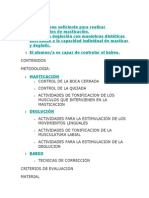 Motricidad Orofacial