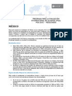 Resultados PISA México 2012