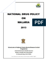 Malaria Drug Policy 2013