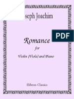 Joseph Joachim Romance For Violin Viola and Piano 193780 1