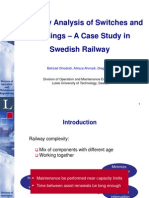 Reliability Analysis of Switches and Crossings 2013 v1.4