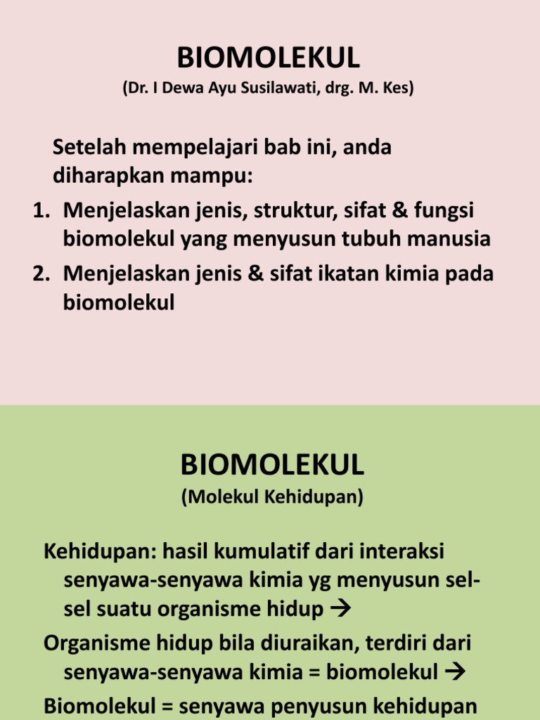 BIOMOLEKUL & IKATAN KIMIA(1)  Karbohidrat  Glukosa