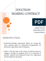 Production Sharing Contract