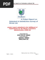 Download Project HUL by arvind yadav by arvind yadav SN18899178 doc pdf