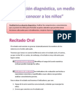 Planeación de las 4 técnicas de Barody (EVALUACIÓN)