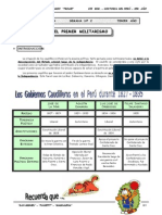 III BIM - HP - 3ER AÑO - Guia 2 - El Primer Militarismo