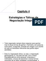 Estratégias da Negociação Integrativa