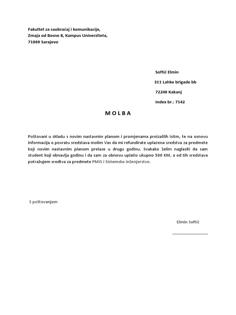 Molba