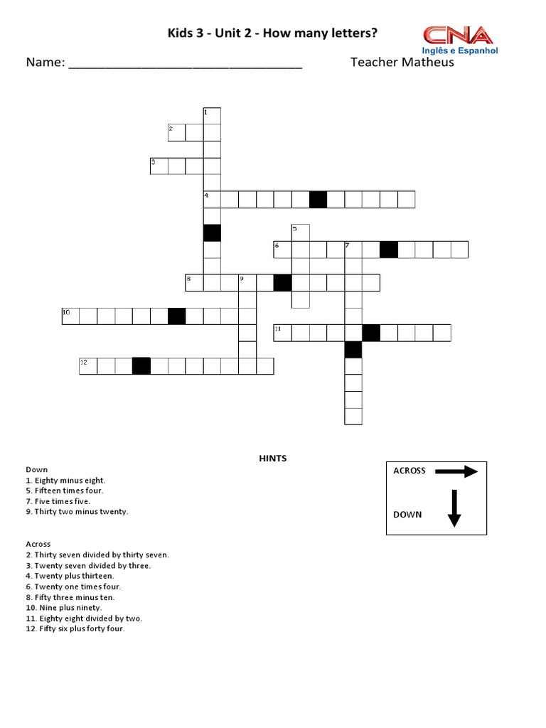 Math Worksheet for Kids: Unit 2 | PDF | Career & Growth