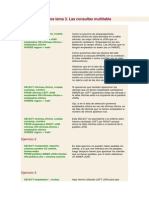 Solución Ejercicios Tema 3