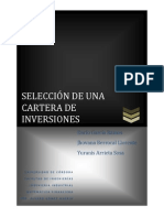 Análisis de Riesgo y Rentabilidad en Un Portafolio de Renta Variable