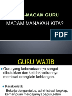 Macam Manakah Kita Sebagai Guru