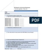 Winter 2013 Mentor Application Form