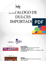 Catalogo de Dulces Importados