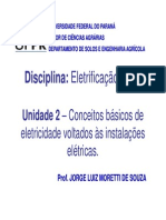 U02 Conceitos Basico de Eletricidade Voltados as Instalacoes Eletricas