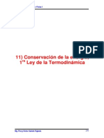 Cap 11-Conservación de La Energía, 1ra Ley de La Termodinámica