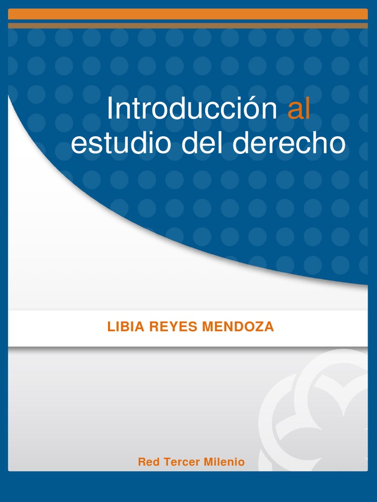 Introduccion Al Estudio Del Derecho | PDF