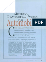 (2004) Multimodal Conversational Systems For Automobiles