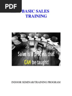 Basic Sales Training Program