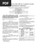 Paper Template For 2nd ASEAN Academic Society International Conference