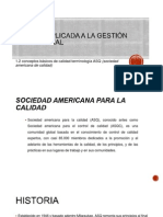 Calidad Aplicada A La Gestión Empresarial