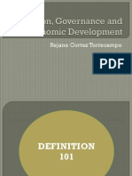 Election, Governance and Economic Development