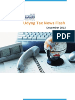 Udyog Tax News Flash