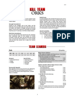 Kill Team List - Orks v1.3