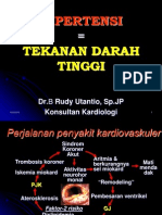 Hipertensi By. Dr. Rudy Utantio, SP - JP